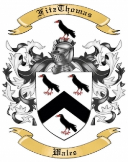 FitzThomas Family Crest from Wales