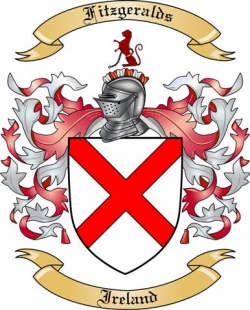 Fitzgeralds Family Crest from Ireland