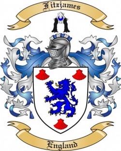 Fitzjames Family Crest from England