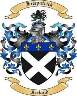 Fitzpatrick Family Crest from Ireland