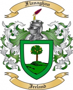 Flanaghan Family Crest from Ireland