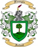 Flanegin Family Crest from Ireland