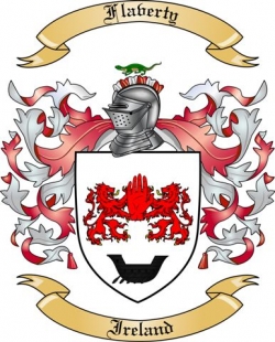 Flaverty Family Crest from Ireland