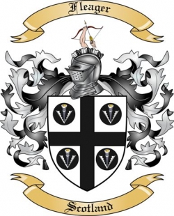 Fleager Family Crest from Scotland