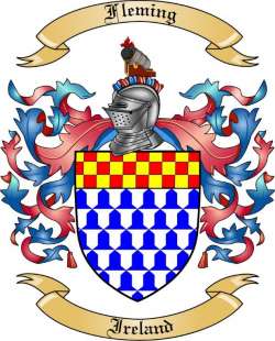Fleming Family Crest from Ireland