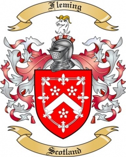 Fleming Family Crest from Scotland
