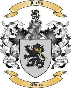 Flilip Family Crest from Wales2