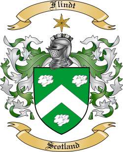 Flindt Family Crest from Scotland