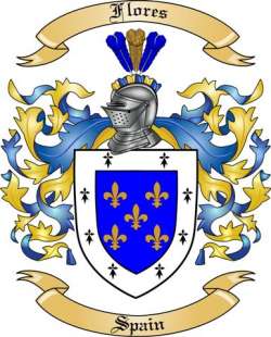 Flores Family Crest from Spain