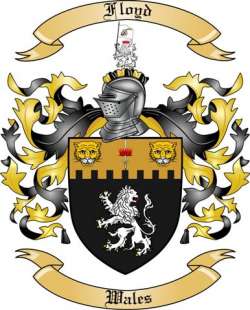 Floyd Family Crest from Wales