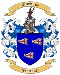 Forbose Family Crest from Scotland