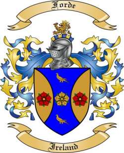 Forde Family Crest from Ireland