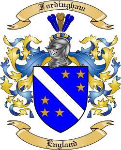 Fordingham Family Crest from England