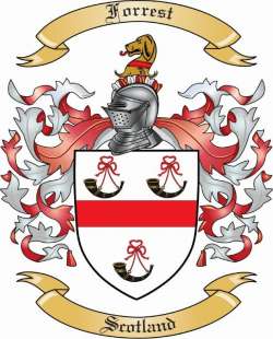 Forrest Family Crest from Scotland