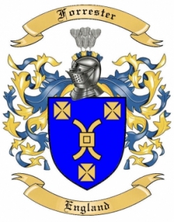 Forrester Family Crest from England