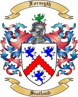 Forseyth Family Crest from Scotland