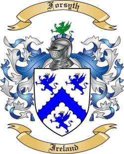 Forsyth Family Crest from Ireland