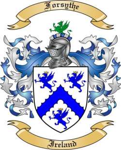 Forsythe Family Crest from Ireland