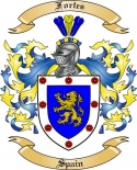 Fortes Family Crest from Spain2