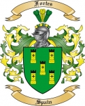 Fortes Family Crest from Spain