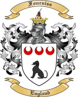 Fourniss Family Crest from England