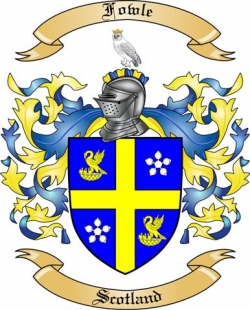 Fowle Family Crest from Scotland
