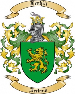 Frahill Family Crest from Ireland