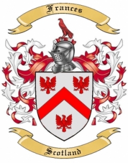 Frances Family Crest from Scotland
