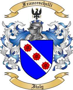 Franceschelli Family Crest from Italy