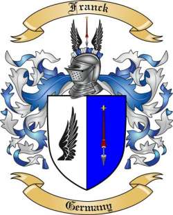 Franck Family Crest from Germany
