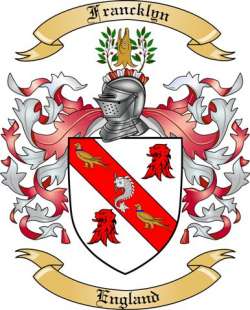 Francklyn Family Crest from England