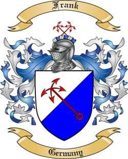 Frank Family Crest from Germany