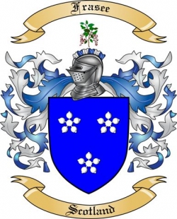 Frasee Family Crest from Scotland