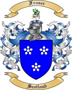 Fraser Family Crest from Scotland