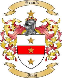 Fraulo Family Crest from Italy