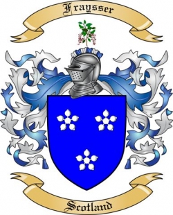 Fraysser Family Crest from Scotland