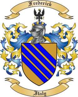 Frederick Family Crest from Italy