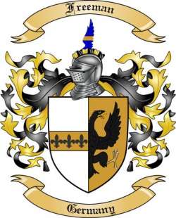 Freeman Family Crest from Germany