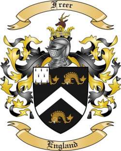 Freer Family Crest from England