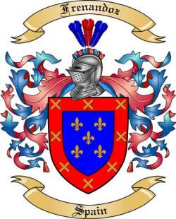 Frenandoz Family Crest from Spain
