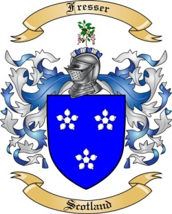Fresser Family Crest from Scotland