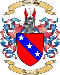 Freundde Family Crest from Germany