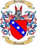 Freundel Family Crest from Germany