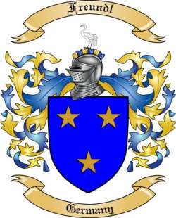 Freundl Family Crest from Germany2