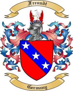 Freundt Family Crest from Germany