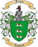 Freyse Family Crest from England