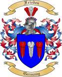 Frieden Family Crest from Germany