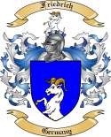 Friedrich Family Crest from Germany