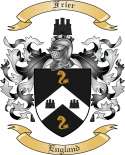 Frier Family Crest from England