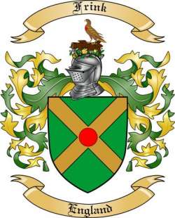 Frink Family Crest from England